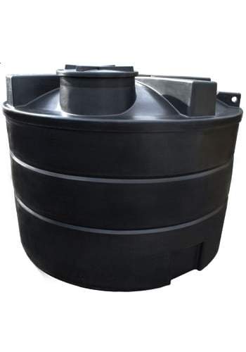 10000 Litre Black Plastic Water Tank - Agricultural Water Tank