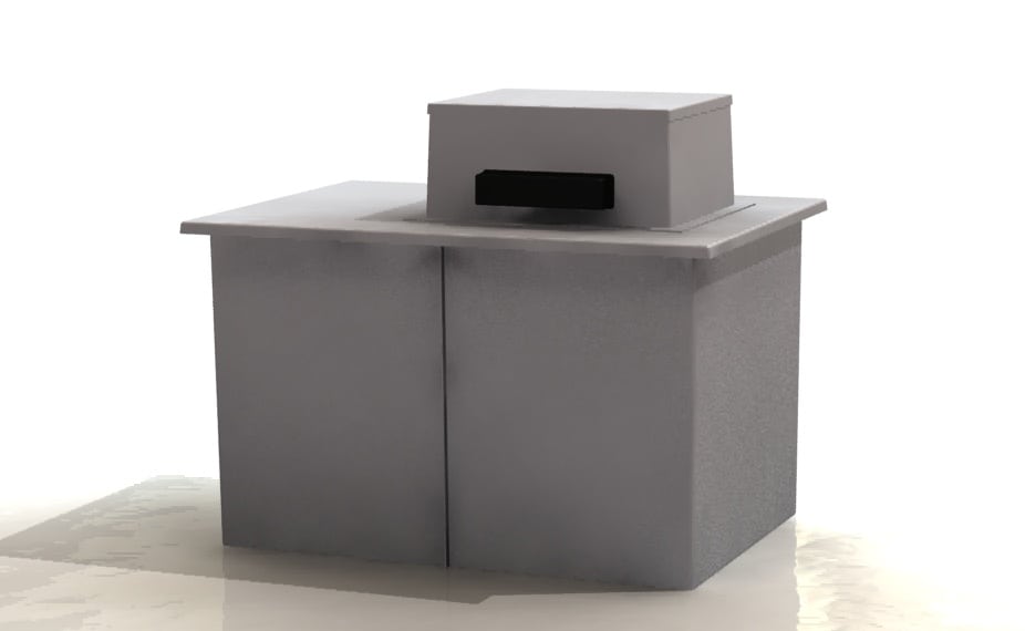 Type AB Air gap break tank - 1500 litres